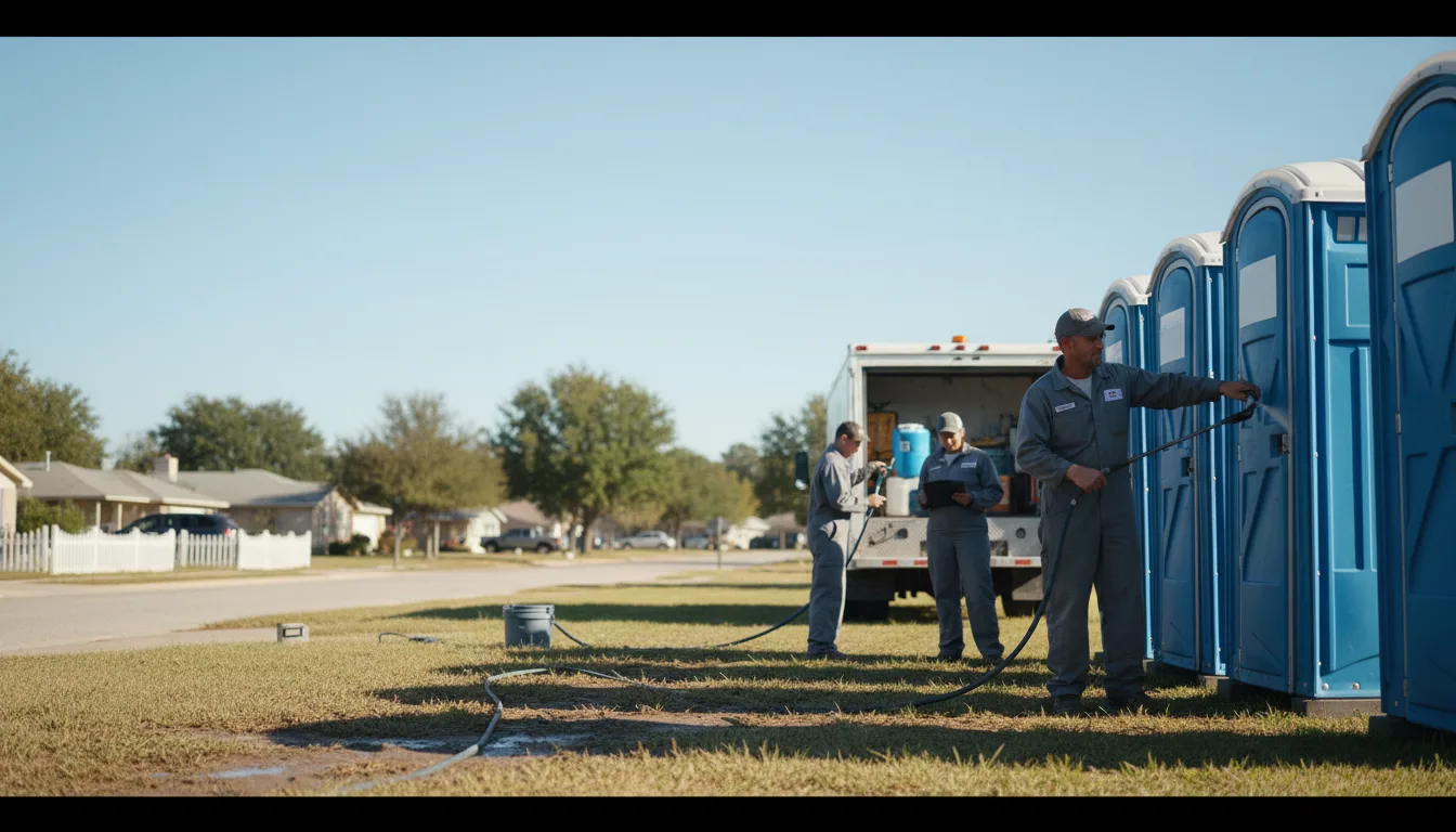 Long-Term Portable Toilet Rental in Talladega, AL near me